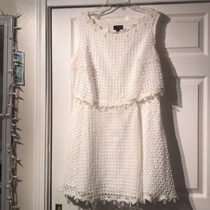 White lace dress